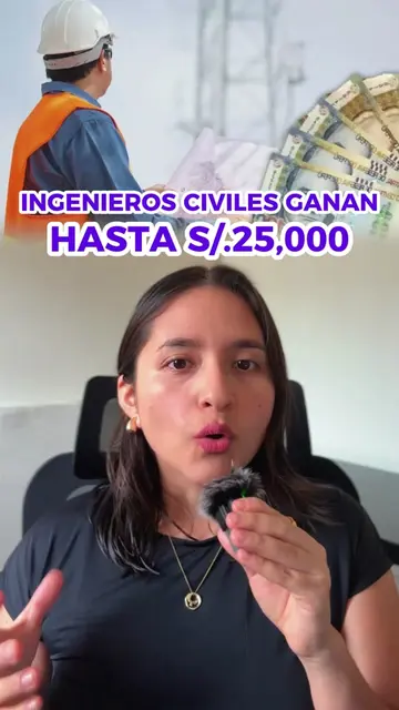 Ingeniero civil puede ganar hasta S/25,000 al mes en Perú 👷🇵🇪💰 Desde los pri