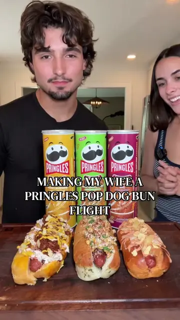 Pop dog flight with @Pringles Pop Dog Buns, these were amazing!! #PringlesPartne