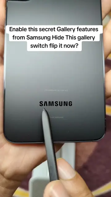 Enable this secret Gallery features  from Samsung Hide This gallery  switch flip