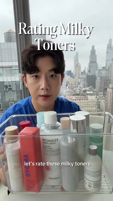 Rating milky toners if there fungal acne safe ✅❌ #milkytoner #toners #skintok #f