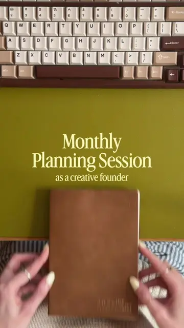 At the start of every month, I like to do a rough outline plan in my common plan