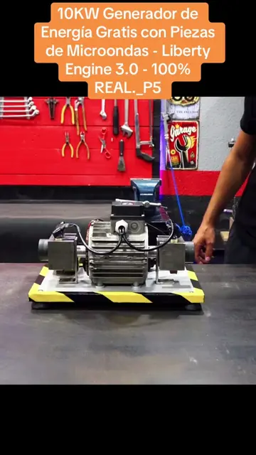 10KW Generador de Energía Gratis con Piezas de Microondas - Liberty Engine 3.0 