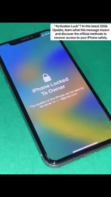 "Activation Lock"? In this latest 2026 Update, learn what this message means and