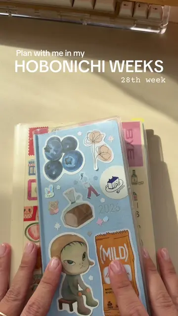 Plan with me in my Hobonichi weeks! #hobonichi #hobonichiweeks #plannertok 