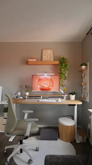my wfh setup morning desk routine ✨ counting down to vacation but first, sharing