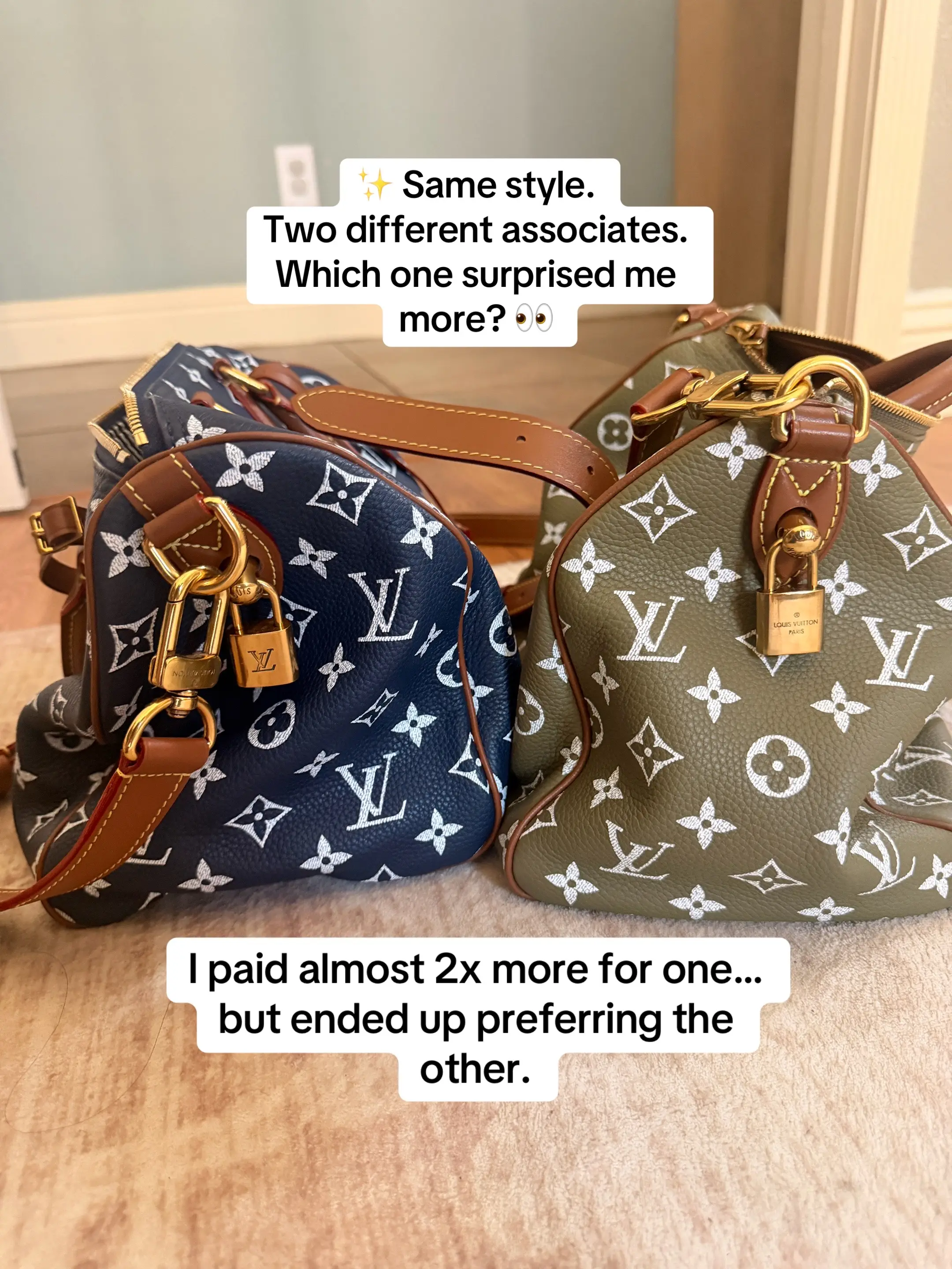 I wanted to compare these because they’re the same style but came from different