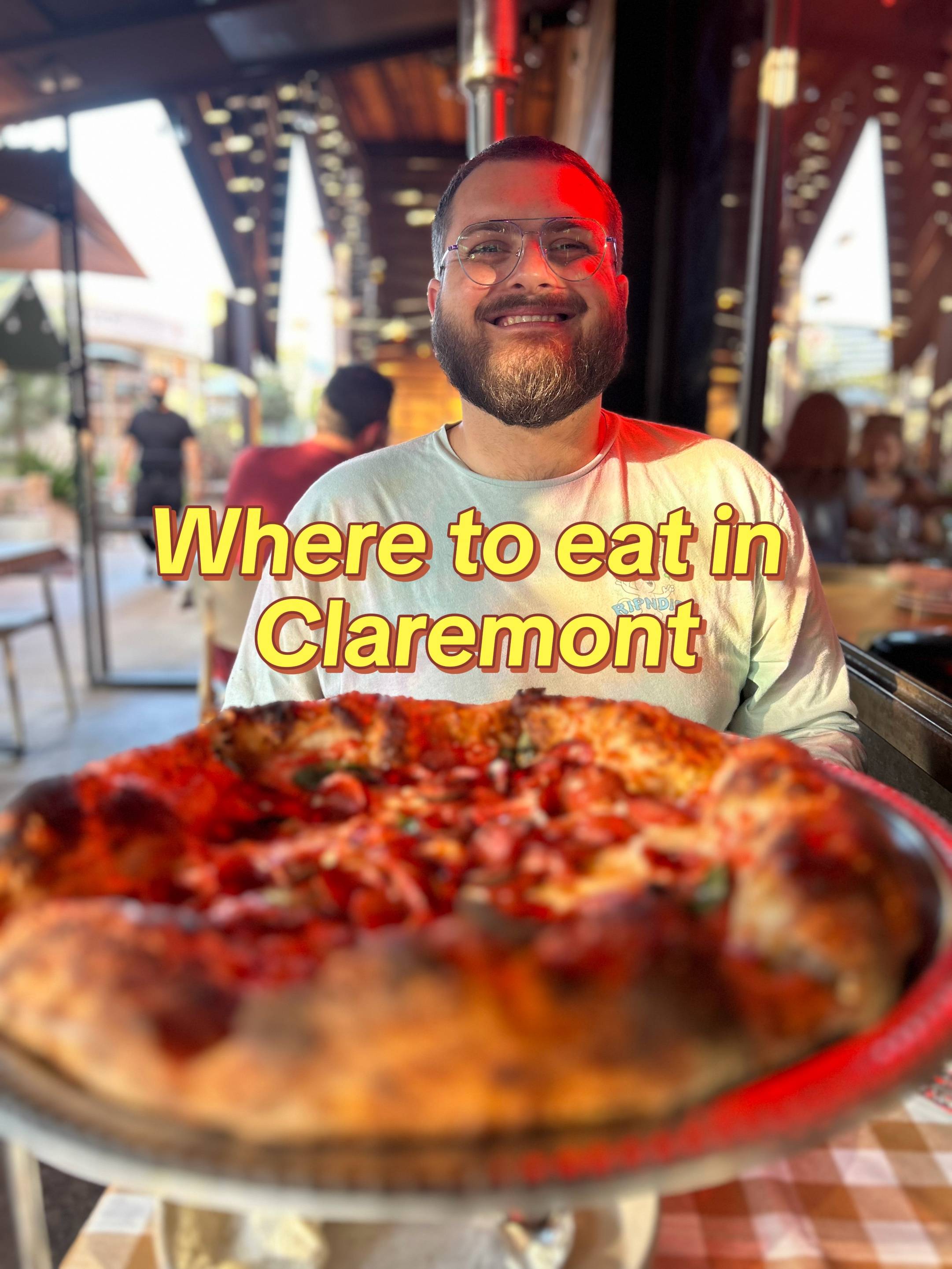 I wanted to share a bunch of my favorite spots to eat in Claremont. Starting off