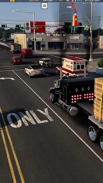 Same day delivery😂🥀 #fyp #americantrucksimulator #funnyclips #bonkfunny #roadr