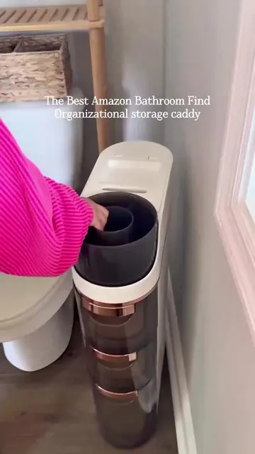 🔗🔗in bio. Small bathroom? These finds are game changers❣️. #amazonfinds #amazo