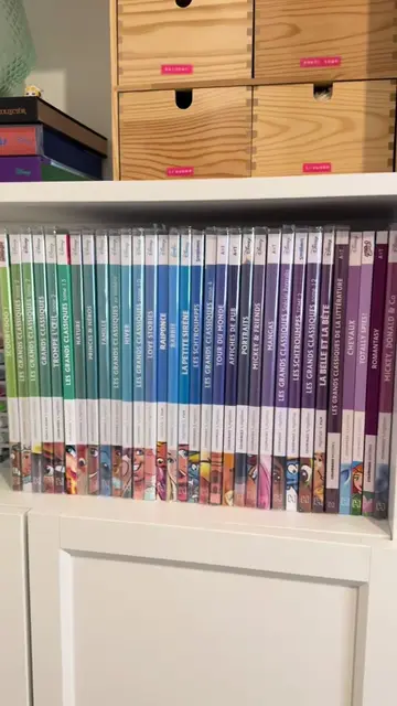 Organize my mystery coloring books 📖☀️❤️ #coloriage #coloriagesmysteres #organi