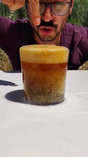 How to make GINSO BOMB! #coffee #coffeetiktok 