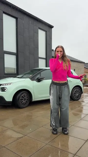 We bought a CAR🚙 How cute is it??🥺 #couple #dance #car 