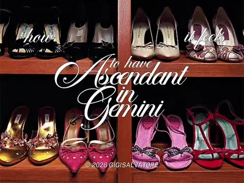 #ASCENDANT in #GEMINI 🎠 : curious, versatile & witty (!: this video is meant fo