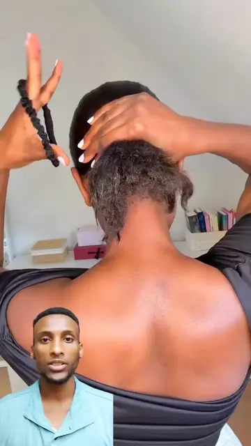 My go to style while transitioning to natural..... the difference between my rel