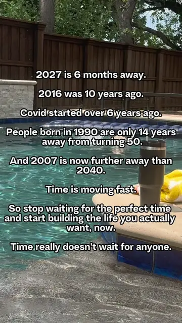 2027 is 6 months away. ⏳👀 Time is not waiting for you to feel ready. It just ke