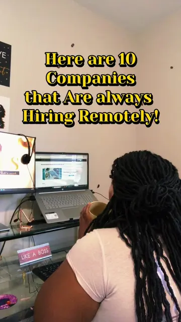 10 Remote WFH Companies that are always hiring remotely‼️ Visit each company’s w