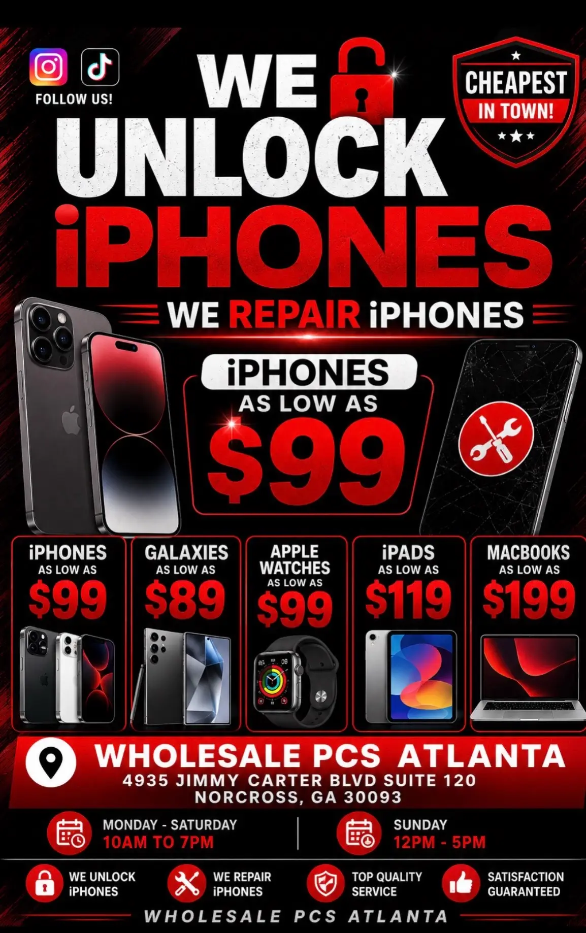 🔥 🔥 🔥 4935 Jimmy Carter Blvd suite 120 Norcross, GA 30093 🔥 🔥 🔥 Mon-Sat: 1