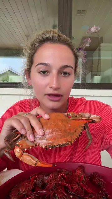Part 2! That juicy Louisiana blue crab🤤 #neworleans 