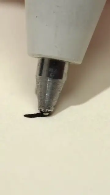 The uniball ZENTO's newly developed water-based ink glides across the paper as i