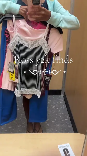 Ross y2k finds, the lace camis are insane!!! #rossfinds #ross #y2kstyle #lacecam