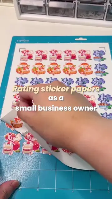 Let’s go through some of the sticker papers I’ve used since launching Jayuun, an