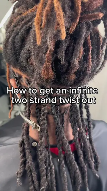 The infinite twist method never misses🙅🏾‍♂️ #locs #locstyles #twostrandtwist #
