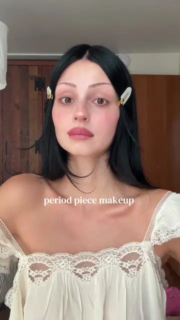 period piece movie makeup 🏹 #makeuptutorial #naturalmakeup #romanticmakeup 