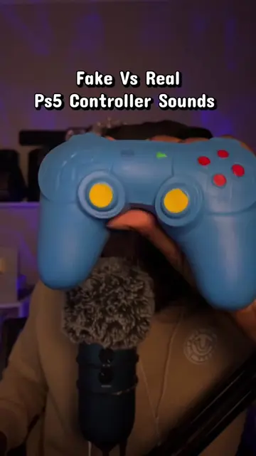 Fake Vs Real Ps5 Controller Sounds #asmr #asmrsounds #asmrcontrollersounds #asmr