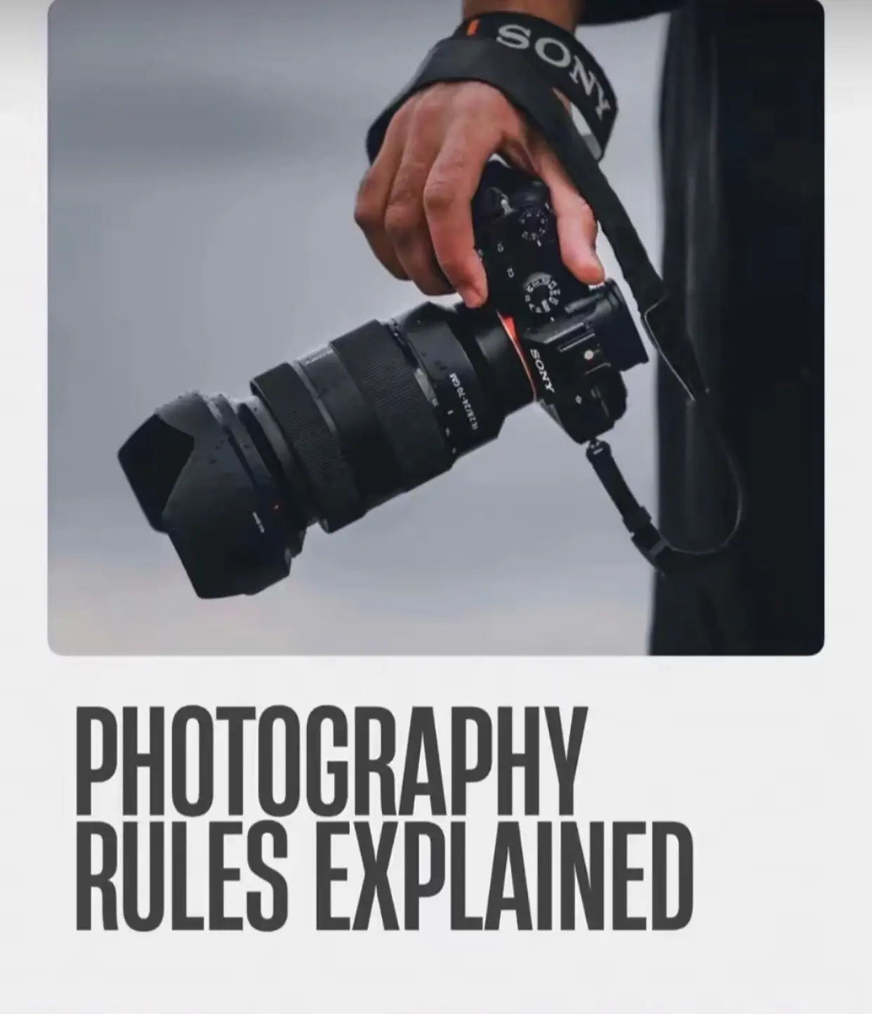 The Rule of Thirds is the most famous foundational guideline in photography. It 