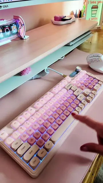 the newest colorway of our most loved membrane keyboard: the furycube IP108 pro 