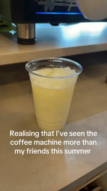 Heartbreak #coffee #icedlatte #hospitality #friends #fyp 