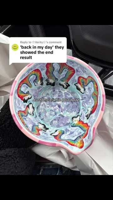 Replying to @☆Verity☆ fresh outta da kiln here she is😮‍💨🔥 #ceramicart #pourbo