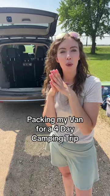 Can we fit all of our camping stuff in my mini van for our family of 5?? #campin