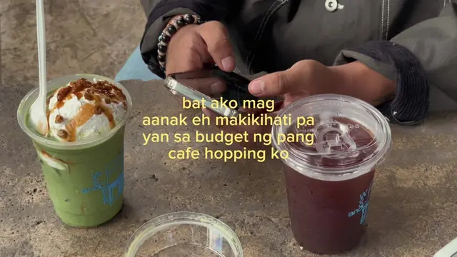in this economy? heal ko nlng inner child ko.  hahaha #pov #cafehopping #coffees