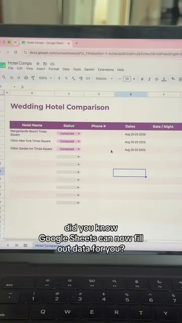 google sheets just got a gemini upgrade and i can't believe this is free 🤯 drag