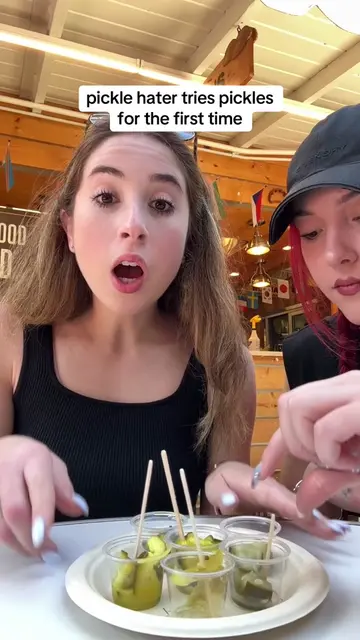 pickle hater tries pickles for the first time…here’s the verdict 🤮 @Taylor Felt
