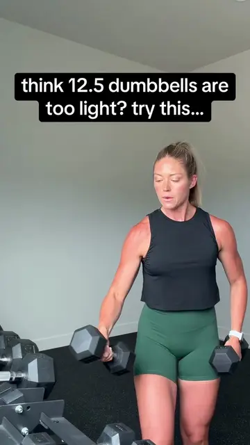 Think 12.5lbs are too light?! This move is so killer 🔥💪🏼 if you’re just start