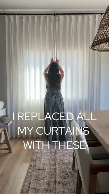 The BEST curtains! A designer look for less on Amazon! Can customize the size to