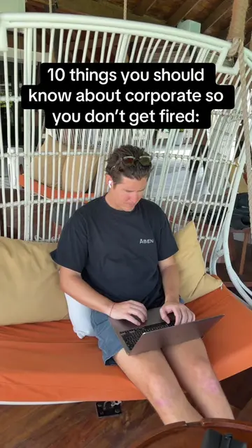 1. Show up early — being seen matters more than what you actually produce. 2. Ke