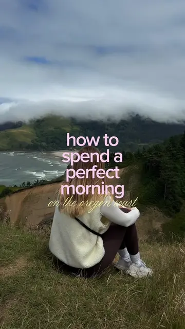 the perfect morning on your oregon coast itinerary 🌊🌲☕️🧚‍♀️ 📍Neskowin Provis