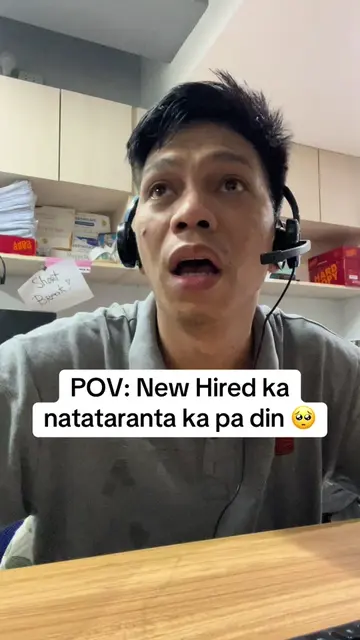Pov: New Hired ka natataranta kapa din 🥺 #bpo #callcenter #newhire #fyppppppppp