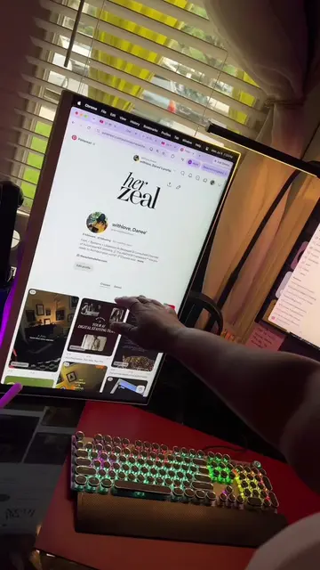 My vertical Monitor >>>>>  Comment below if you have any other questions🤞🏾  #v