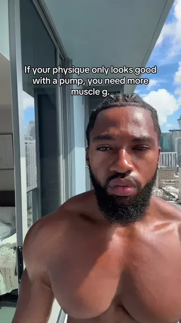 A pump, good lighting and the right angle can make almost anyone look bigger. Th