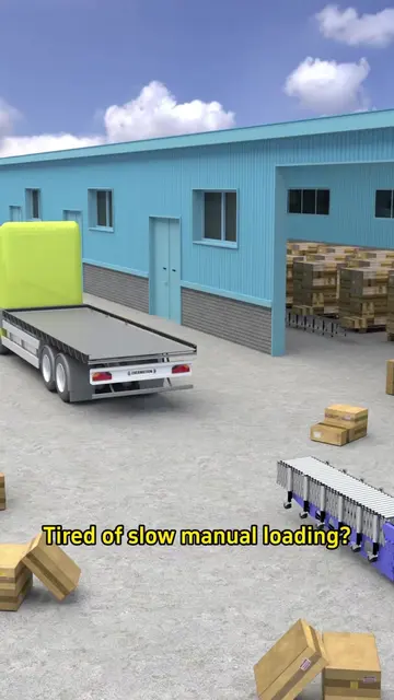 New Hydraulic Conveyor Boost Your Output #HydraulicConveyor #WarehouseEfficiency