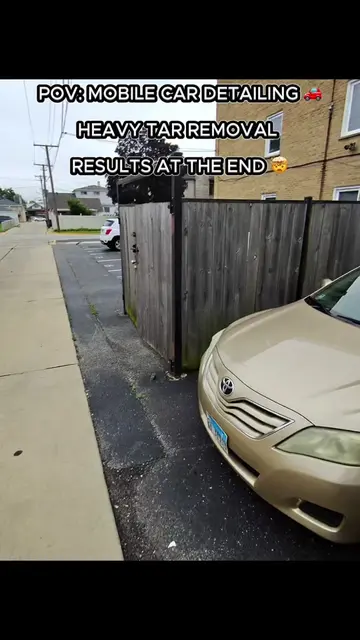 Heavy tar removal on this Toyota Camry! The results speak for themselves!  — 👉 