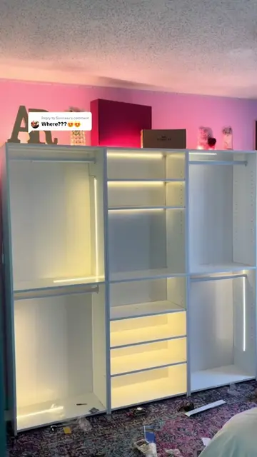 Replying to @Sarinaaa save this for your next room project 🤭 DIY luxury wardrob