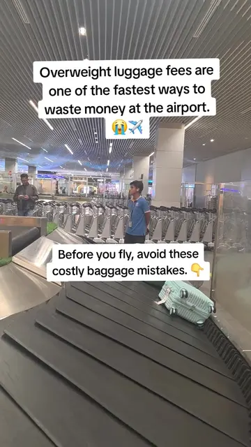 Overweight luggage fees can turn an exciting trip into an expensive surprise. 😩