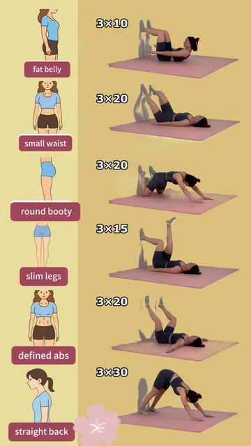 Get fit with these easy moves!#women #noequipmentworkout #fitness #homeworkout #