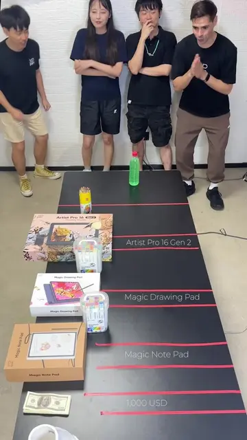 The Mystery Tablet Challenge 🎁🎨 We challenged people with a mystery game — cho