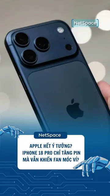 iPhone 18 pro đánh đúng nỗi lo người dùng #netspace #technology #apple #iPhone